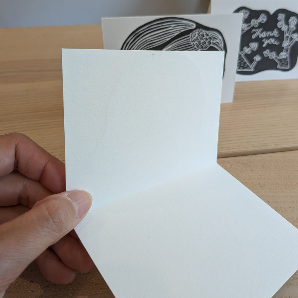 Hand-Printed Botanical Note Cards - Set of 3: Bird of Paradise, Jade, & Protea